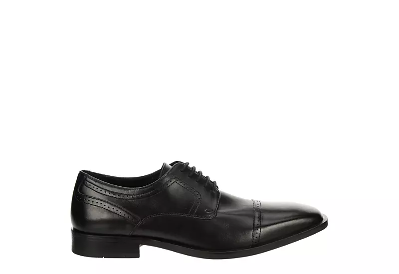 Franco Fortini Mens Up Town Oxford - Black 2 Franco Fortini Mens Up Town Oxford - Black - Image 2