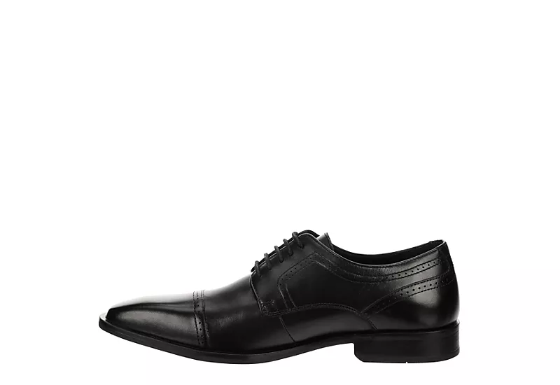 Franco Fortini Mens Up Town Oxford - Black 4 Franco Fortini Mens Up Town Oxford - Black - Image 4