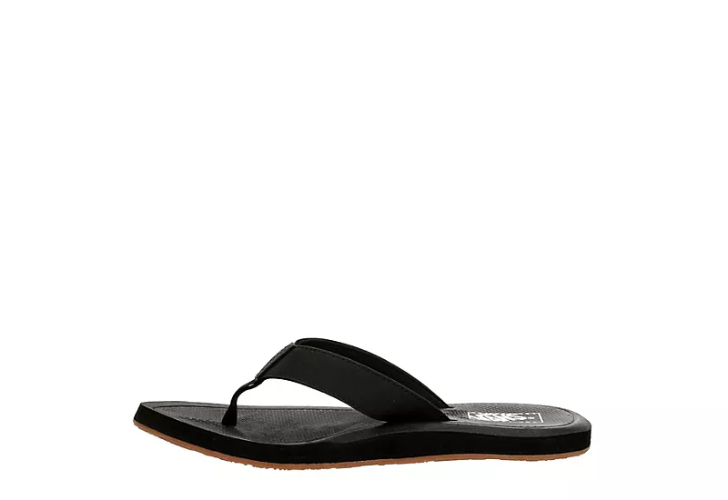 Vans Mens Morro 3 Point Flip Flop Sandal - Black 4 Vans Mens Morro 3 Point Flip Flop Sandal - Black - Image 4