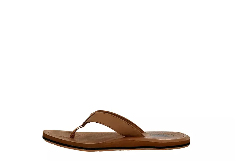 Vans Mens Morro 3 Point Flip Flop Sandal - Brown 4 Vans Mens Morro 3 Point Flip Flop Sandal - Brown - Image 4