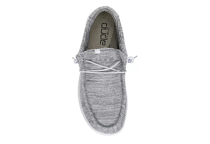 Heydude Mens Wally Slip On Sneaker - Grey 6 Heydude Mens Wally Slip On Sneaker - Grey - Image 6