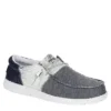 Heydude Mens Wally Slip On Sneaker - Navy
