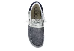 Heydude Mens Wally Slip On Sneaker - Navy -Outlet Step In Style Store US 01 501807 05