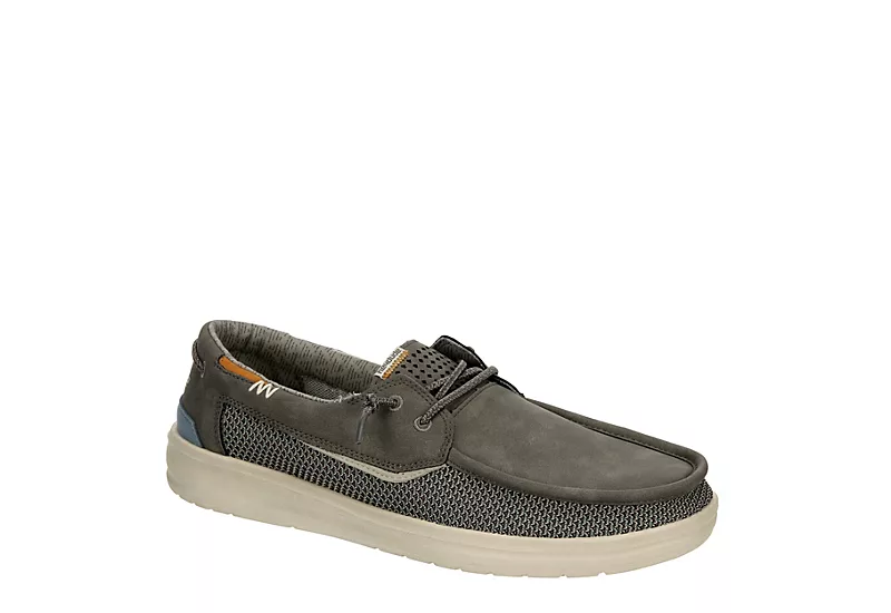 Heydude Mens Welsh Boat Shoe - Dark Grey 1 Heydude Mens Welsh Boat Shoe - Dark Grey