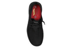 Skechers Mens Arch Fit Melo Slip Resistant Work Shoe - Black -Outlet Step In Style Store US 01 501849 03