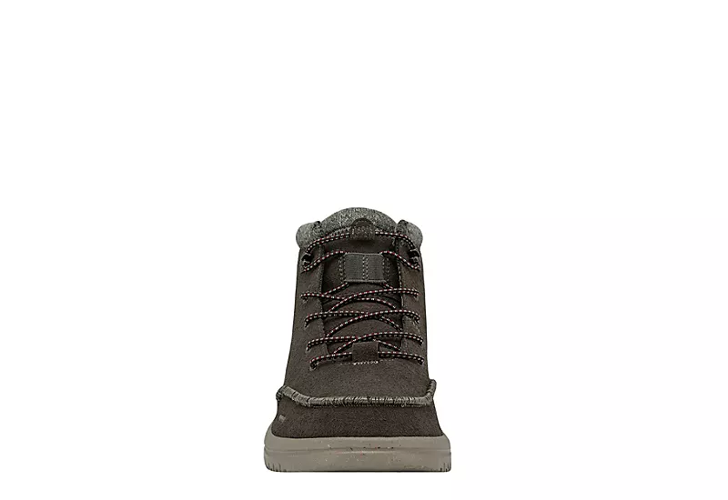 Heydude Mens Bradley Mid Sneaker - Dark Grey 3 Heydude Mens Bradley Mid Sneaker - Dark Grey - Image 3