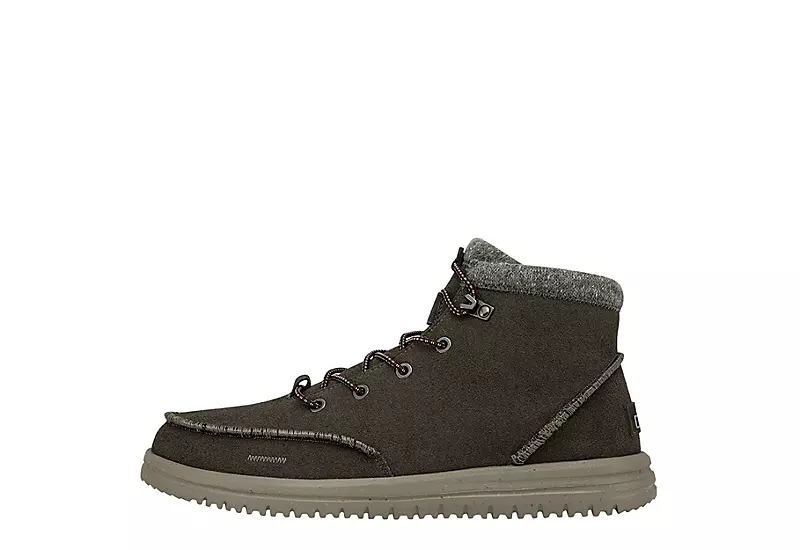 Heydude Mens Bradley Mid Sneaker - Dark Grey 4 Heydude Mens Bradley Mid Sneaker - Dark Grey - Image 4