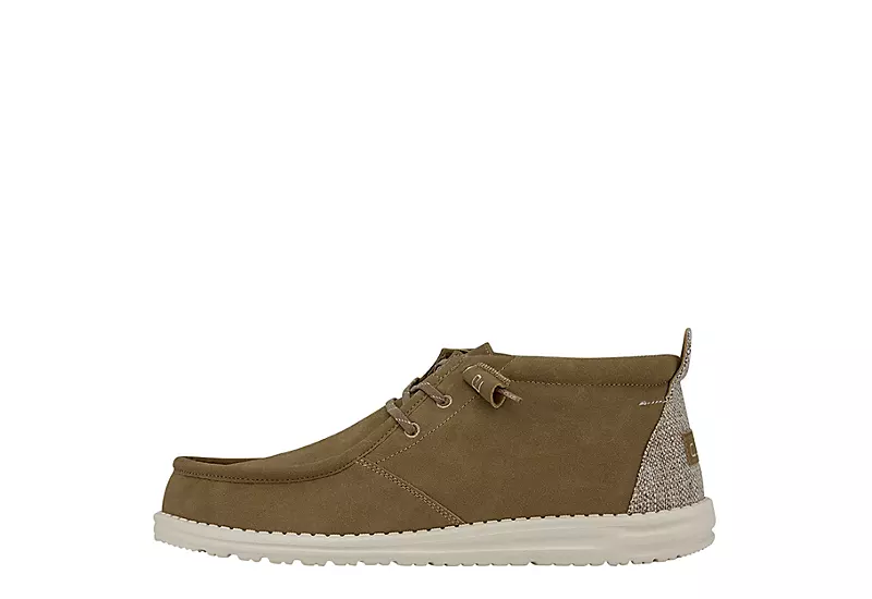 Heydude Mens Conrad Mid Sneaker - Tan 4 Heydude Mens Conrad Mid Sneaker - Tan - Image 4
