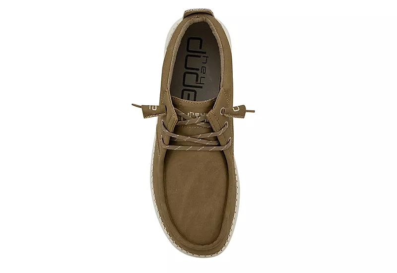 Heydude Mens Conrad Mid Sneaker - Tan 6 Heydude Mens Conrad Mid Sneaker - Tan - Image 6