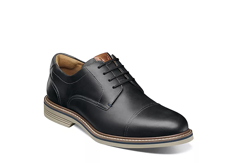 Florsheim Mens Norwalk Cap Toe Oxford - Black 1 Florsheim Mens Norwalk Cap Toe Oxford - Black