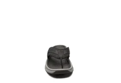 Florsheim Mens Tread Lite Flip Flop Sandal - Black -Outlet Step In Style Store US 01 502189 02