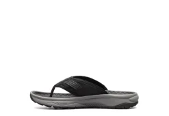 Florsheim Mens Tread Lite Flip Flop Sandal - Black -Outlet Step In Style Store US 01 502189 03
