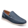 Florsheim Mens Montigo Canvas Venetian Loafer Oxford - Navy