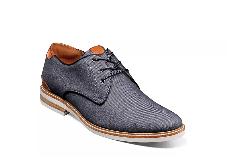 Florsheim Mens Highland Canvas Oxford - Navy 1 Florsheim Mens Highland Canvas Oxford - Navy
