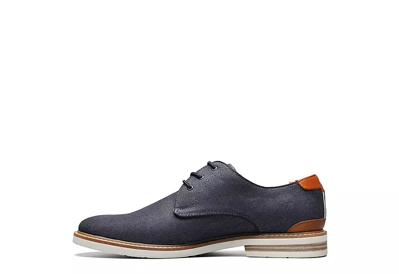 Florsheim Mens Highland Canvas Oxford - Navy 4 Florsheim Mens Highland Canvas Oxford - Navy - Image 4