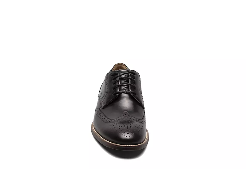 Florsheim Mens Rucci Wing Tip Oxford - Black 3 Florsheim Mens Rucci Wing Tip Oxford - Black - Image 3