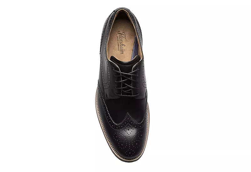 Florsheim Mens Rucci Wing Tip Oxford - Black 6 Florsheim Mens Rucci Wing Tip Oxford - Black - Image 6