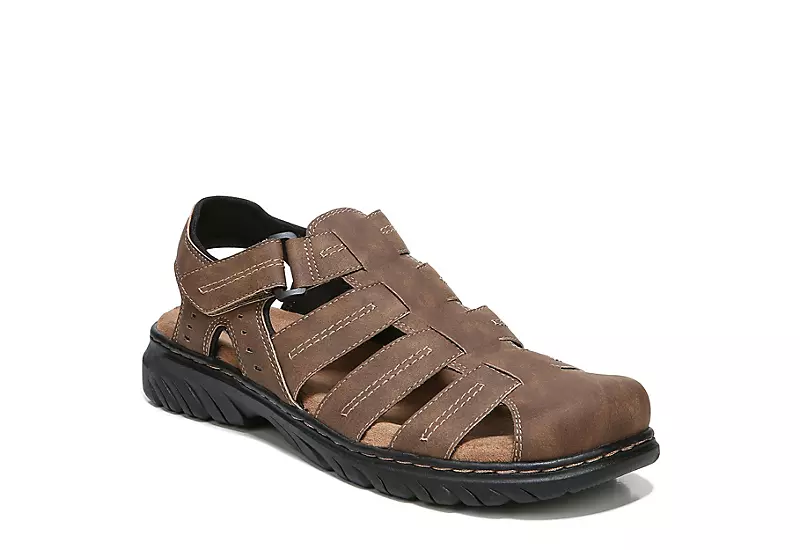Dr. Scholl's Mens Candid Outdoor Sandal - Brown 1 Dr. Scholl's Mens Candid Outdoor Sandal - Brown