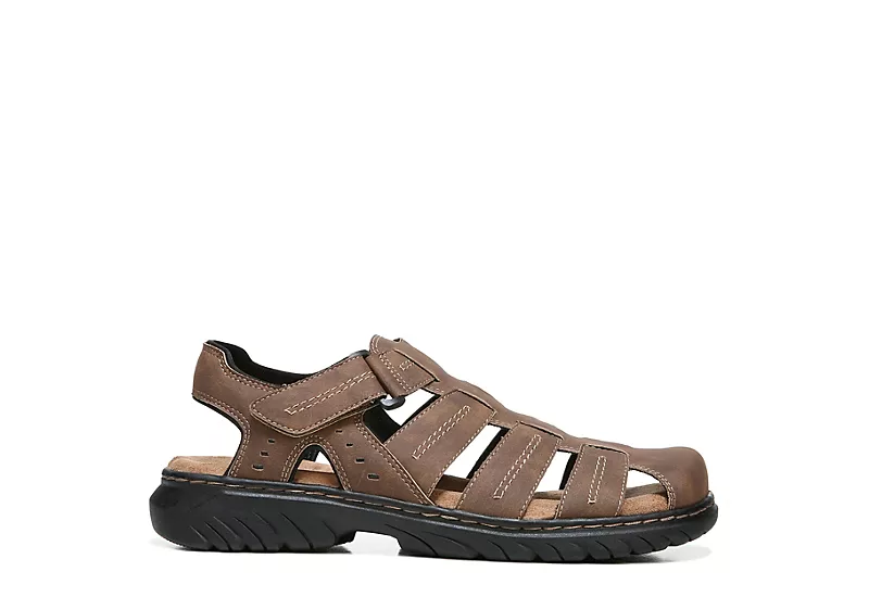 Dr. Scholl's Mens Candid Outdoor Sandal - Brown 2 Dr. Scholl's Mens Candid Outdoor Sandal - Brown - Image 2
