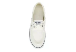 Sperry Mens Halyard 2-eye Sneaker - Off White -Outlet Step In Style Store US 01 502276 05