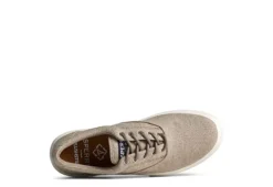 Sperry Mens Halyard Plushstep Cvo Sneaker - Taupe 11 Sperry Mens Halyard Plushstep Cvo Sneaker - Taupe -Outlet Step In Style Store US 01 502279 04