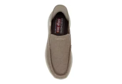 Skechers Mens Slip-ins Parson Slip On Sneaker - Brown -Outlet Step In Style Store US 01 502297 05