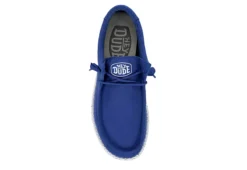 Heydude Mens Wally Slip On Sneaker - Blue -Outlet Step In Style Store US 01 502319 05