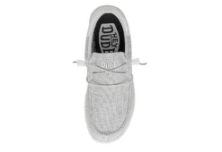 Heydude Mens Wally Slip On Sneaker - White -Outlet Step In Style Store US 01 502324 04