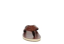 Restoration Mens Delmare Flip Flop Sandal - Brown -Outlet Step In Style Store US 01 502362 02