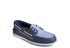 Sperry Mens Ao 2-eye Boat Shoe - Blue