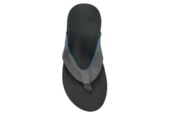 Reef Mens Cushion Spring Flip Flop Sandal - Grey -Outlet Step In Style Store US 01 502368 05