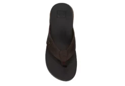 Reef Mens Cushion Spring Lux Flip Flop Sandal - Brown -Outlet Step In Style Store US 01 502372 05