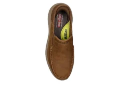 Skechers Mens Slip-ins Parson Slip On Sneaker - Brown -Outlet Step In Style Store US 01 502402 03