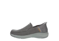 Skechers Mens Slip-ins Parson Slip On Sneaker - Grey -Outlet Step In Style Store US 01 502403 03