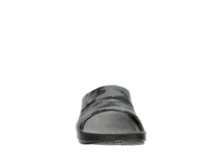 Oofos Mens Ooahh Sport Slide Sandals - Black -Outlet Step In Style Store US 01 502411 02