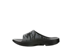 Oofos Mens Ooahh Sport Slide Sandals - Black -Outlet Step In Style Store US 01 502411 03