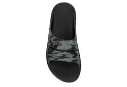 Oofos Mens Ooahh Sport Slide Sandals - Black -Outlet Step In Style Store US 01 502411 05