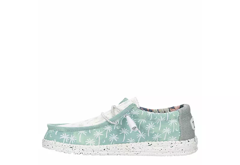 Heydude Mens Wally Slip On Sneaker - Light Blue 4 Heydude Mens Wally Slip On Sneaker - Light Blue - Image 4