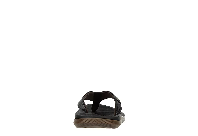 Reef Mens Santa Ana Flip Flop Sandal - Black 5 Reef Mens Santa Ana Flip Flop Sandal - Black - Image 5