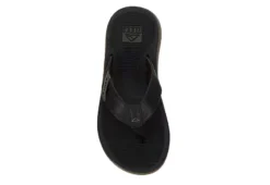 Reef Mens Santa Ana Flip Flop Sandal - Black 12 Reef Mens Santa Ana Flip Flop Sandal - Black -Outlet Step In Style Store US 01 502415 05