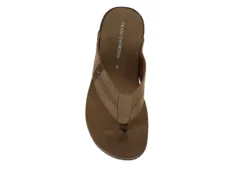 Franco Fortini Mens Newport Flip Flop Sandal - Tan -Outlet Step In Style Store US 01 502429 05