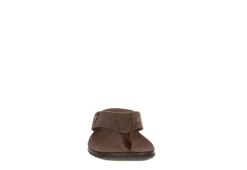 Franco Fortini Mens Newport Flip Flop Sandal - Dark Brown -Outlet Step In Style Store US 01 502430 02