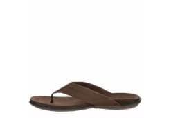 Franco Fortini Mens Newport Flip Flop Sandal - Dark Brown -Outlet Step In Style Store US 01 502430 03