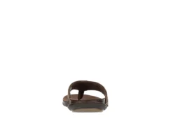 Franco Fortini Mens Newport Flip Flop Sandal - Dark Brown -Outlet Step In Style Store US 01 502430 04
