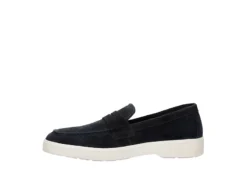 Franco Fortini Mens Cameron Slip On Penny Loafer Oxford - Navy -Outlet Step In Style Store US 01 502431 03