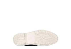 Franco Fortini Mens Cameron Slip On Penny Loafer Oxford - Navy -Outlet Step In Style Store US 01 502431 06