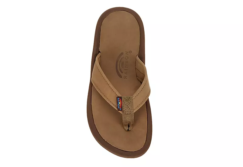 Rainbow Sandals Mens The Navigator Flip Flop Sandal - Brown 6 Rainbow Sandals Mens The Navigator Flip Flop Sandal - Brown - Image 6