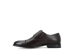 Vance Co Mens Atticus Cap Toe Double Monk Strap Oxford - Brown -Outlet Step In Style Store US 01 502465 03