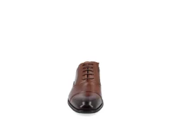 Vance Co Mens Bradley Cap Toe Oxford - Tan -Outlet Step In Style Store US 01 502472 02