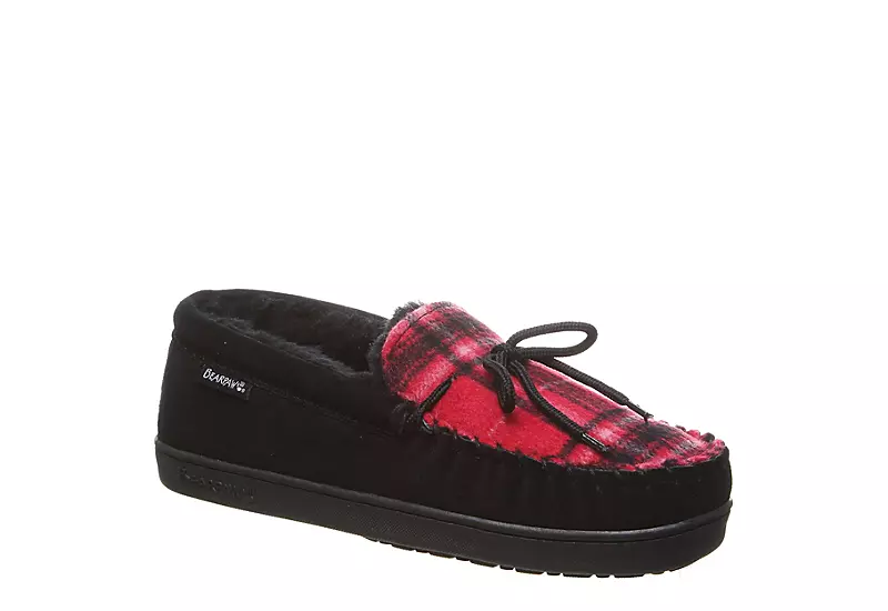 Bearpaw Mens Moc Ii Slipper - Black 1 Bearpaw Mens Moc Ii Slipper - Black